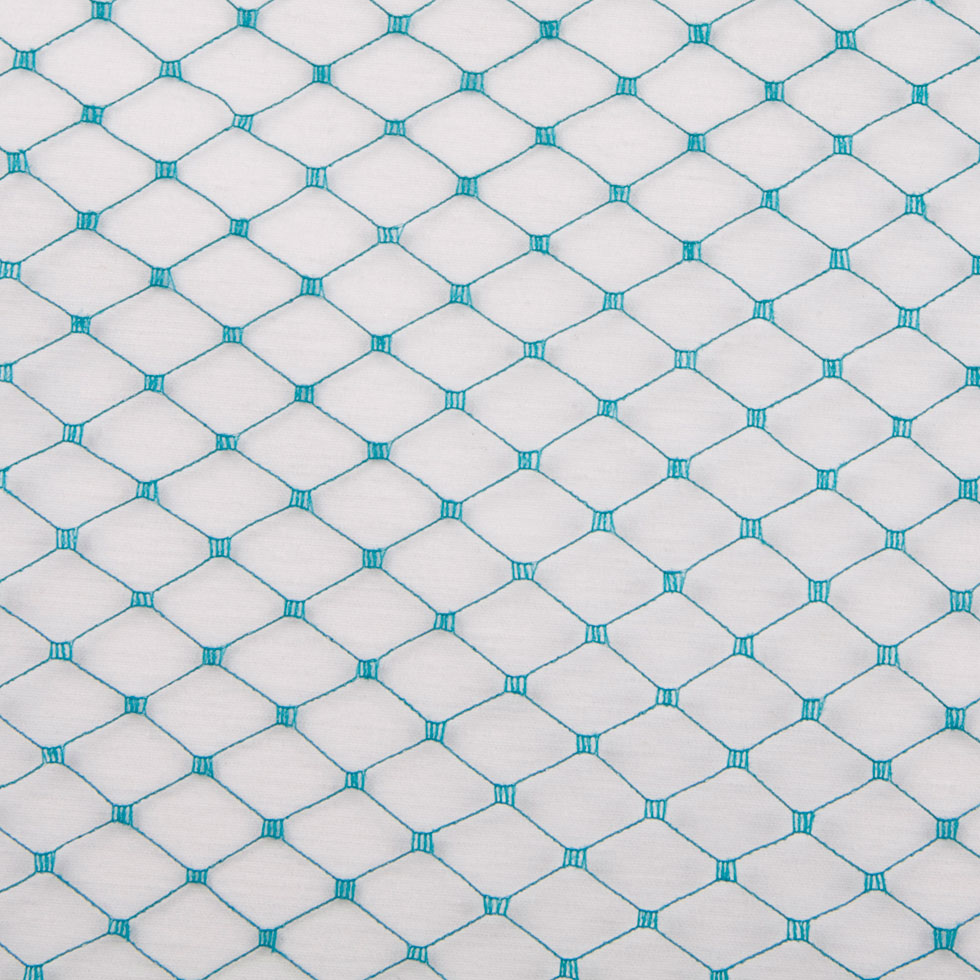 9 Turquoise Russian Veil Lace