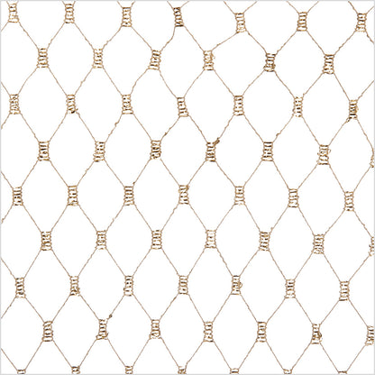 9" Metallic Gold Russian Veil Lace