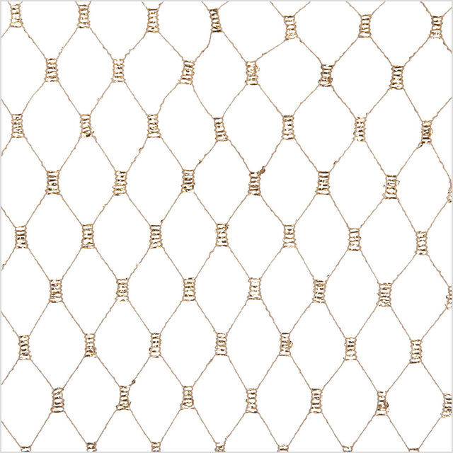 9" Metallic Gold Russian Veil Lace