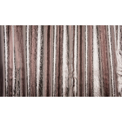 Ingot Pewter Crinkled Fabric-Backed Mirror Vinyl - Full