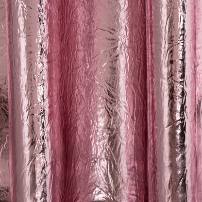 Ingot Pink Crinkled Fabric-Backed Mirror Vinyl - Detail