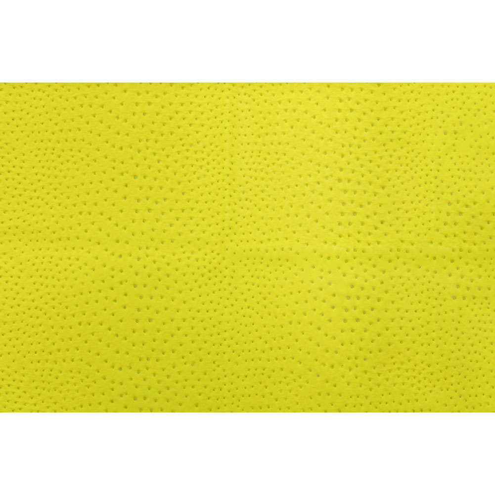 Kidepo Neon Yellow Faux Ostrich Leather Vinyl - Folded