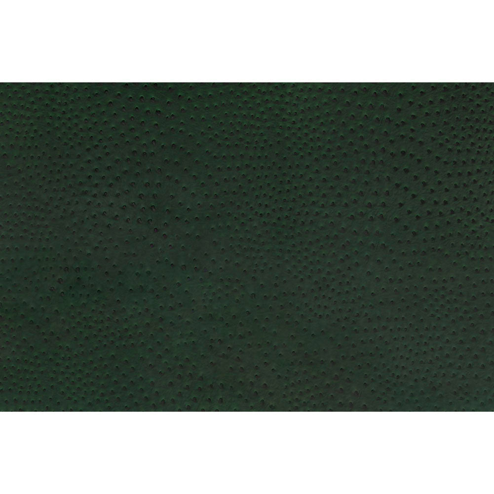 Kidepo Hunter Green Faux Ostrich Leather Vinyl Folded