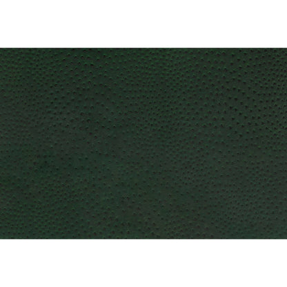 Kidepo Hunter Green Faux Ostrich Leather Vinyl Folded