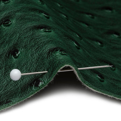 Kidepo Hunter Green Faux Ostrich Leather Vinyl Full
