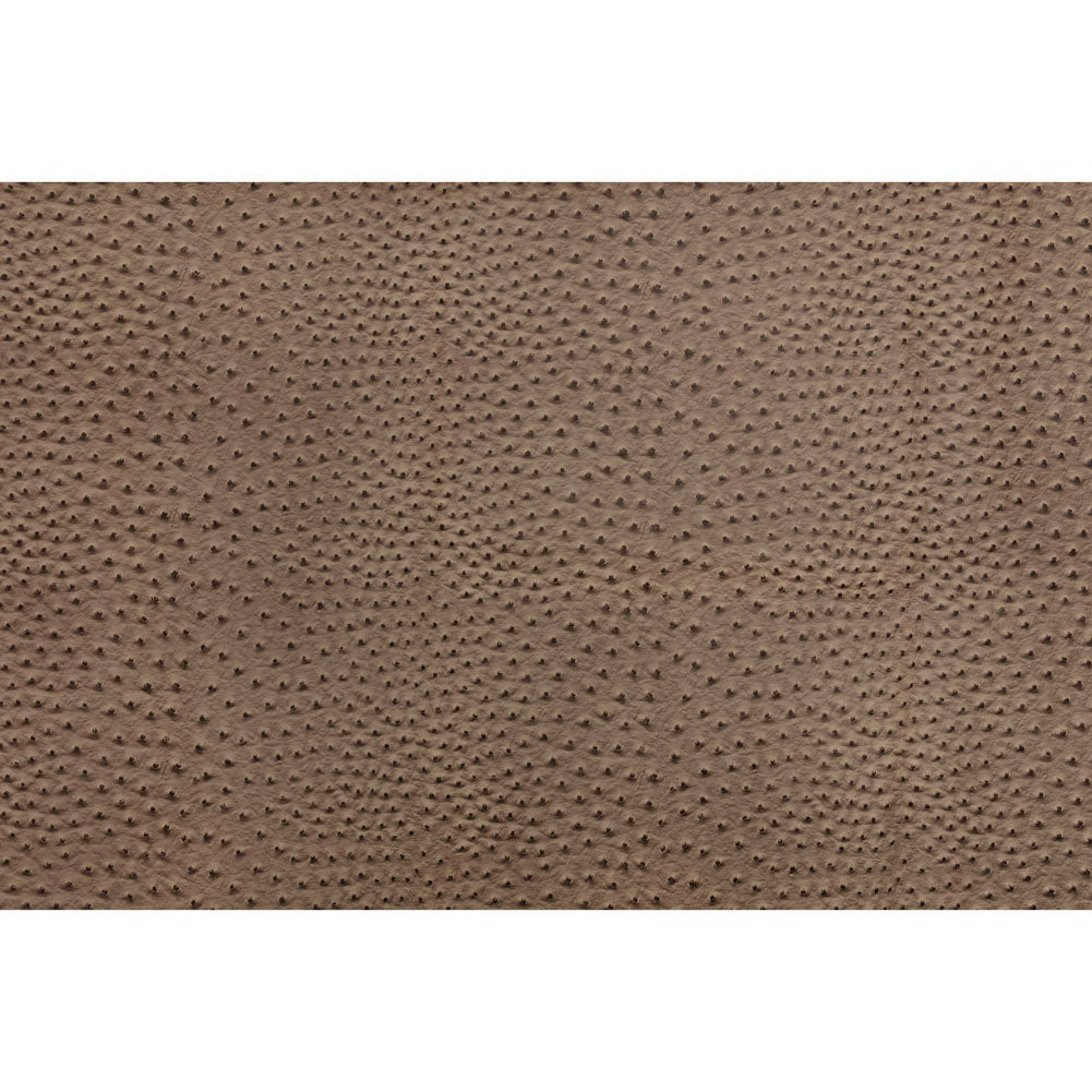 Kidepo Light Coffee Faux Ostrich Leather Vinyl - Folded