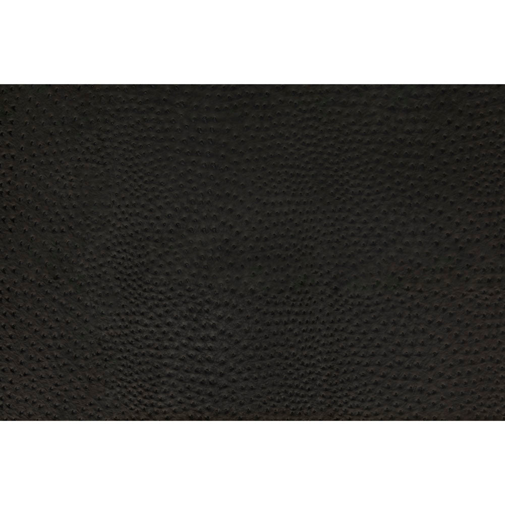 Kidepo Charcoal Faux Ostrich Leather Vinyl - Folded