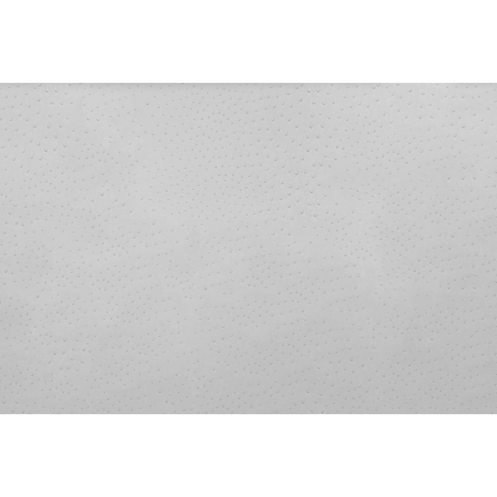 Kidepo White Faux Ostrich Leather Vinyl Folded