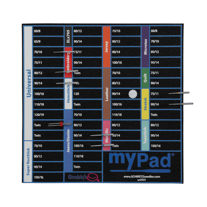 Grabbit My Pad - Felt Sewing Machine Needle Organizer - 6.75" x 6.75" Detail