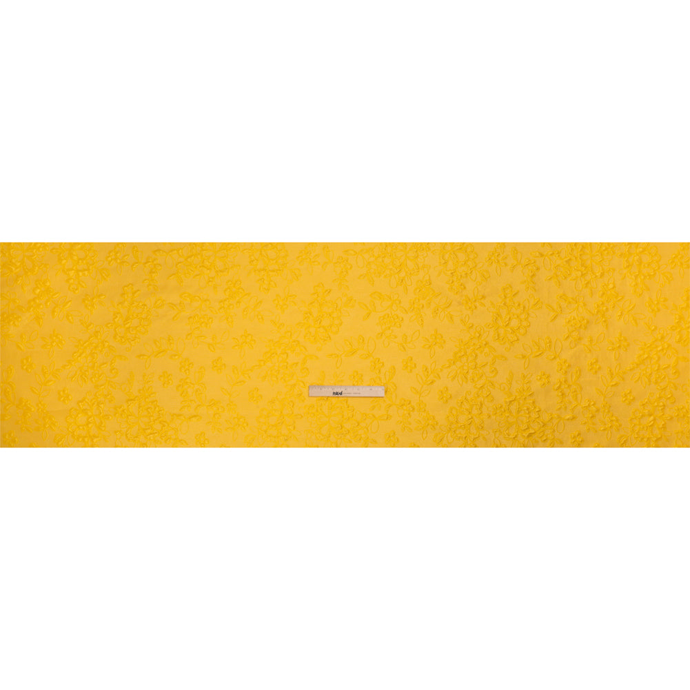 Luminous Sunshine Garden Party Lightweight Luxury Brocade - Drape