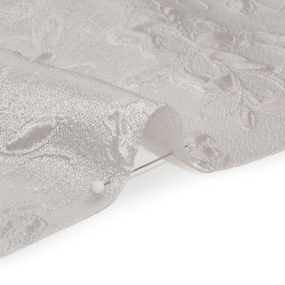 Luminous Gray Garden Party Lightweight Luxury Brocade