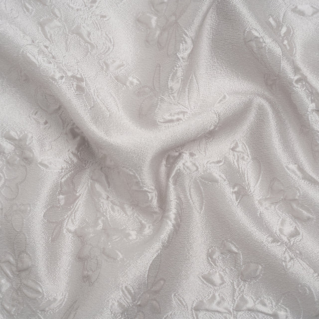 Luminous Gray Garden Party Lightweight Luxury Brocade