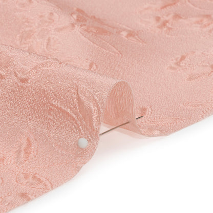 Luminous Dusty Rose Garden Party Lightweight Luxury Brocade - Folded