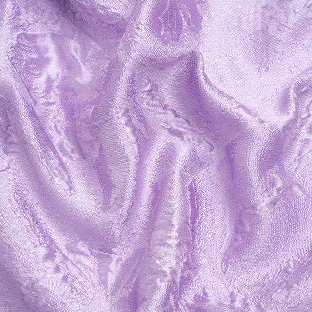 Luminous Lavender Floral Lightweight Luxury Brocade
