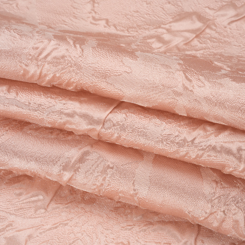 Luminous Dusty Rose Floral Lightweight Luxury Brocade - Full