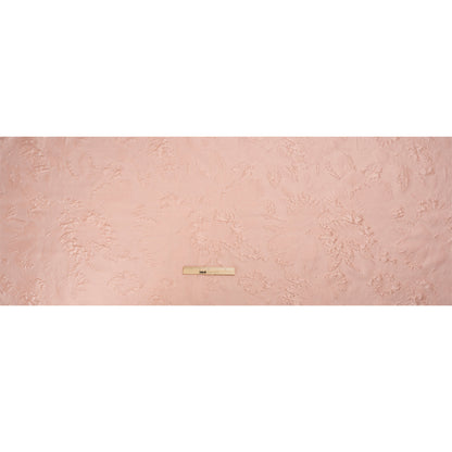 Luminous Dusty Rose Floral Lightweight Luxury Brocade - Drape