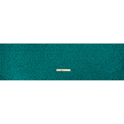 Luminous Teal Wild Spots Lightweight Luxury Brocade