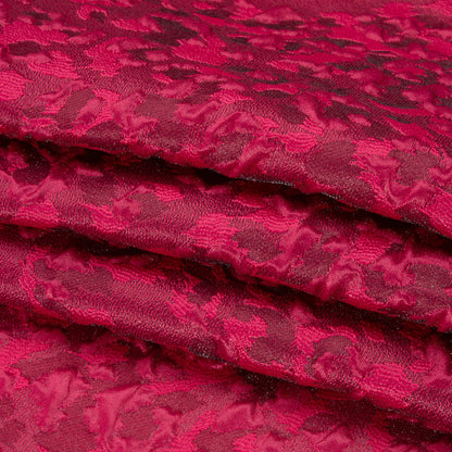 Luminous Fuchsia Wild Spots Lightweight Luxury Brocade - Full