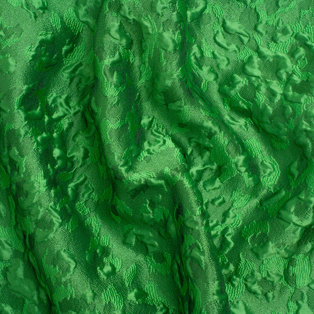 Luminous Green Wild Spots Lightweight Luxury Brocade