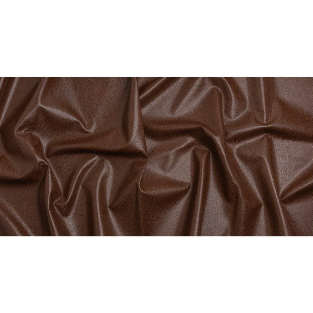 Peanut Pebbled Faux Leather with Woven Backing Full