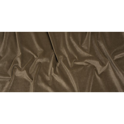 Polyester Upholstery Velvet by Crypton - Taupe