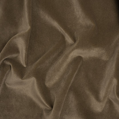 Polyester Upholstery Velvet by Crypton - Taupe