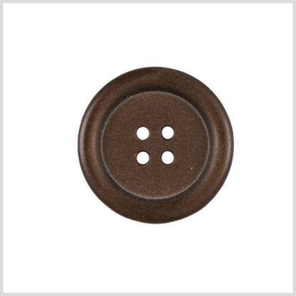 Brown Plastic Button - 36L/23mm