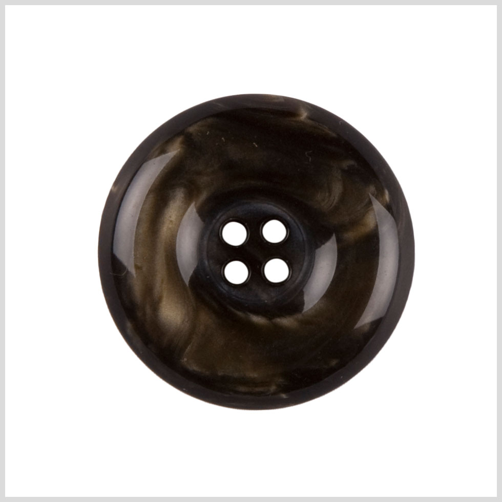 Brown Plastic Button - 40L/25mm
