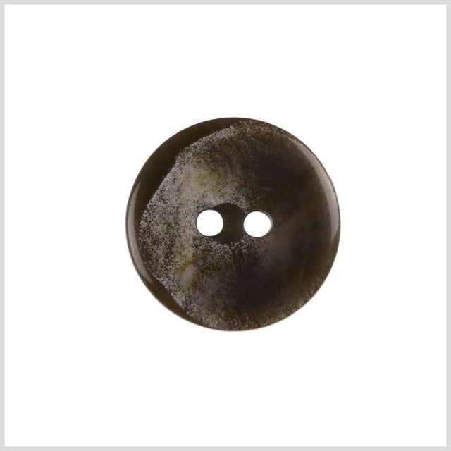 Brown Plastic Button - 28L/18mm
