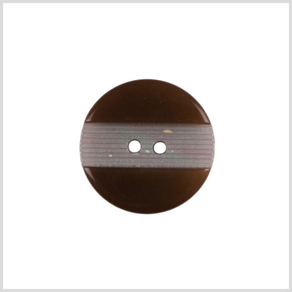 Brown Plastic Button - 36L/23mm