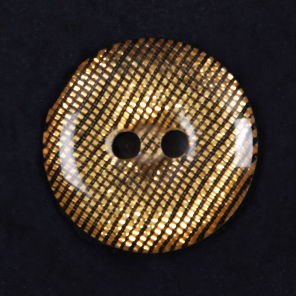 Gold Plastic Button - 32L/20mm
