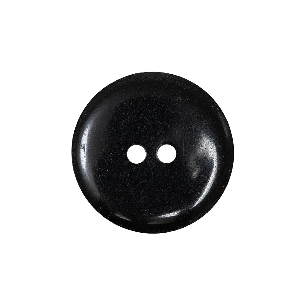 Black and Gold Iridescent Disco Two-Hole Button - 36L/23mm Detail