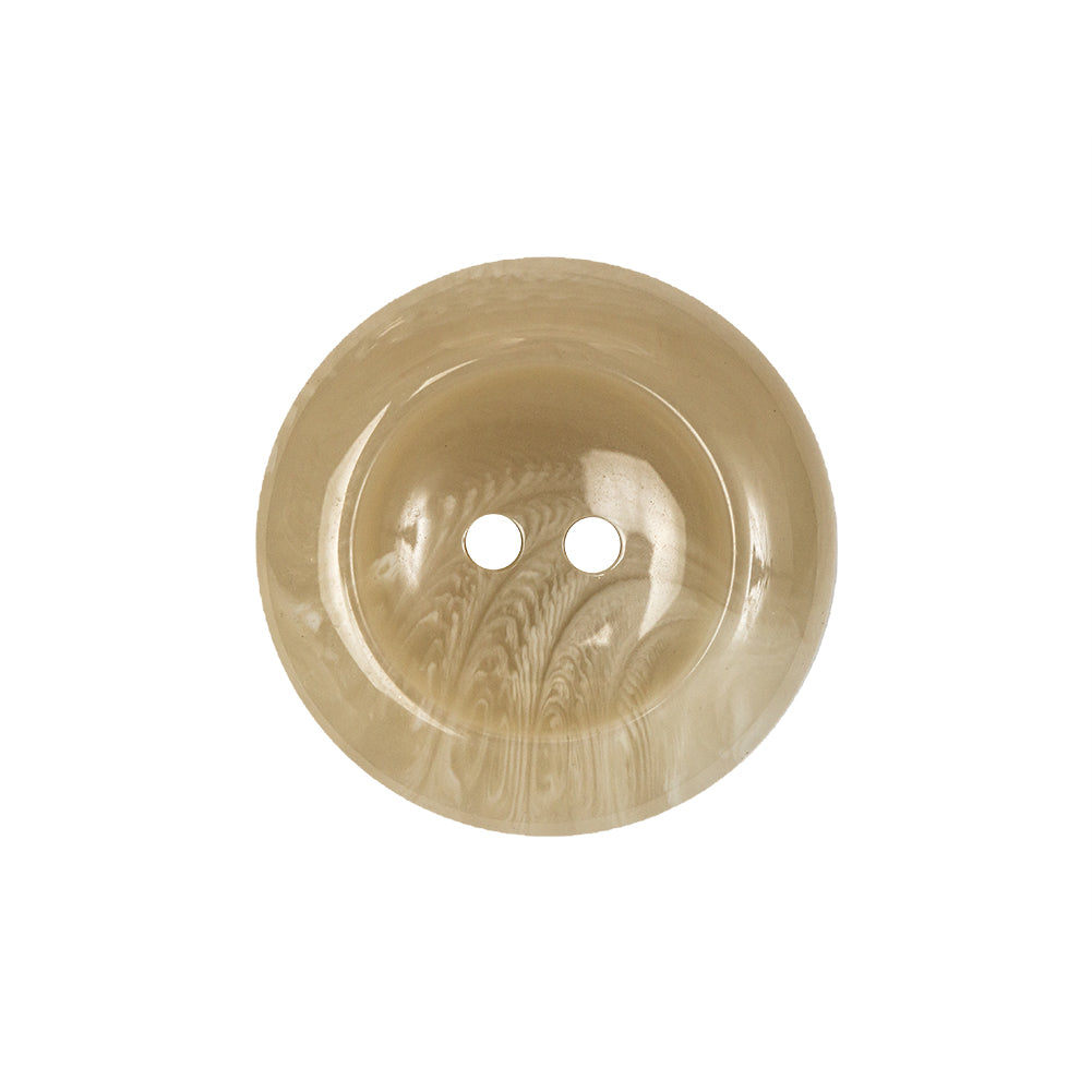Cocoon Marbled 2-Hole Tire-Shaped Rim Plastic Button - 36L/23mm