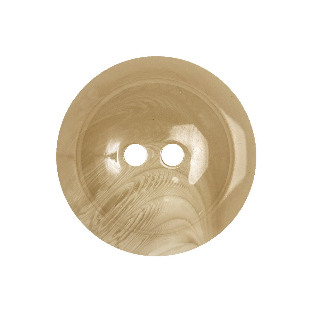 Cocoon Marbled 2-Hole Tire-Shaped Rim Plastic Button - 40L/25.5mm Detail