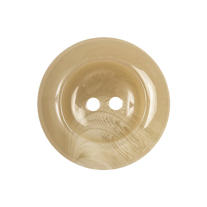 Cocoon Marbled 2-Hole Tire-Shaped Rim Plastic Button - 40L/25.5mm