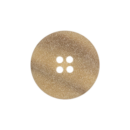 Parsnip Speckled 4-Hole Plastic Button - 36L/23mm - Detail