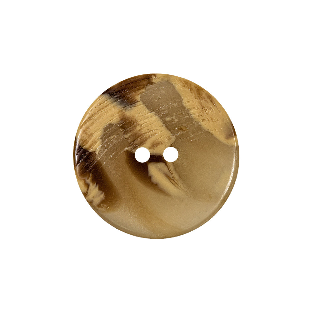 Biscuit and Coffee Abstract Two-Hole Plastic Button - 36L/23mm Detail