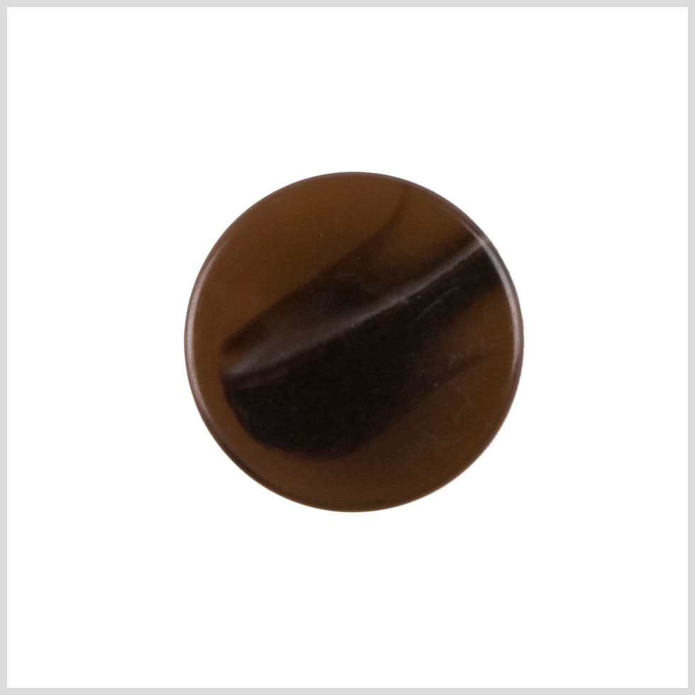 Brown Plastic Button - 36L/23mm