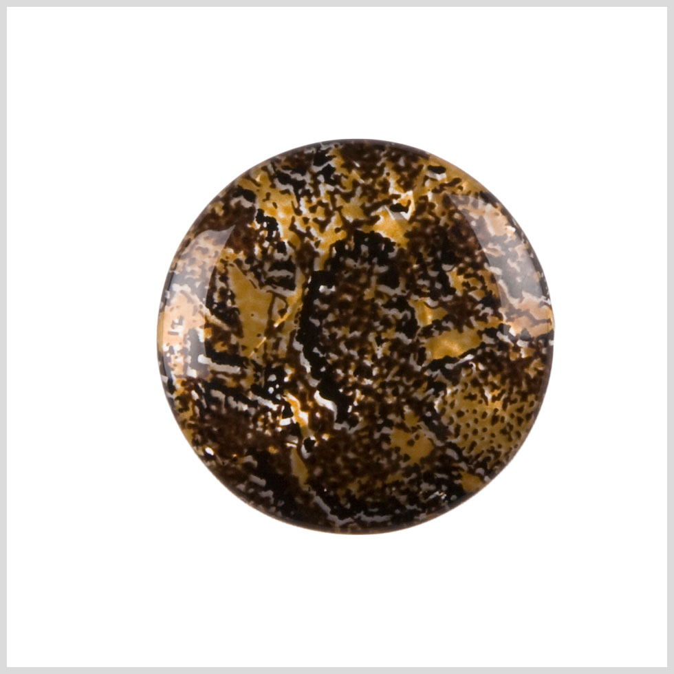 Brown Plastic Button - 36L/23mm