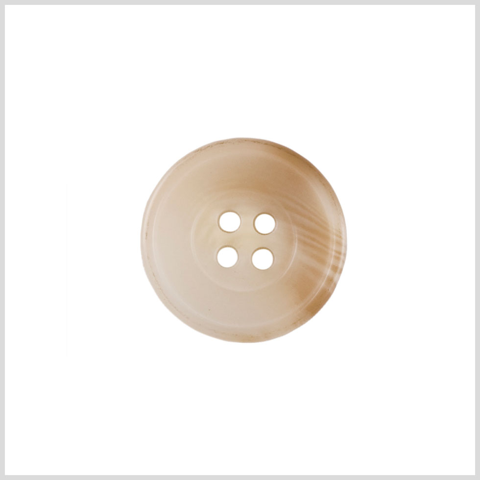 Beige Plastic Button - 32L/20mm