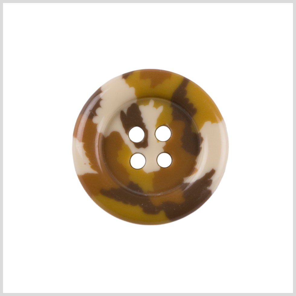 Brown Plastic Button - 32L/20mm