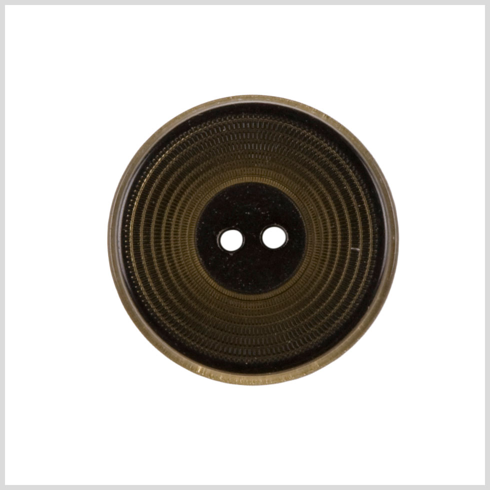 Brown Plastic Button - 24L/15mm