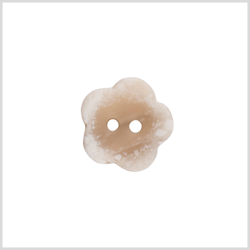 Beige Plastic Button - 28L/18mm