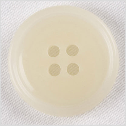 Plastic 4-Hole Button - 32L/20mm - Ivory