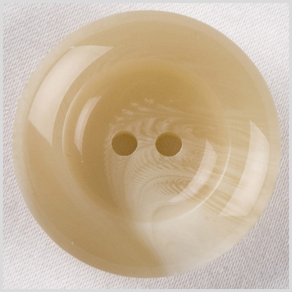 Beige Plastic Button - 40L/25MM