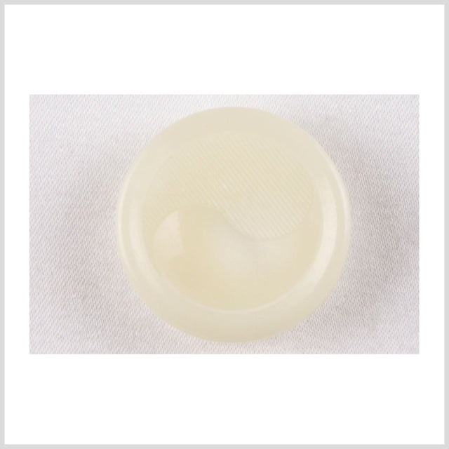 Ivory Plastic Button - 36L/23mm
