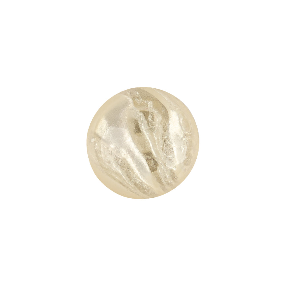Ivory Plastic Button - 24L/15mm
