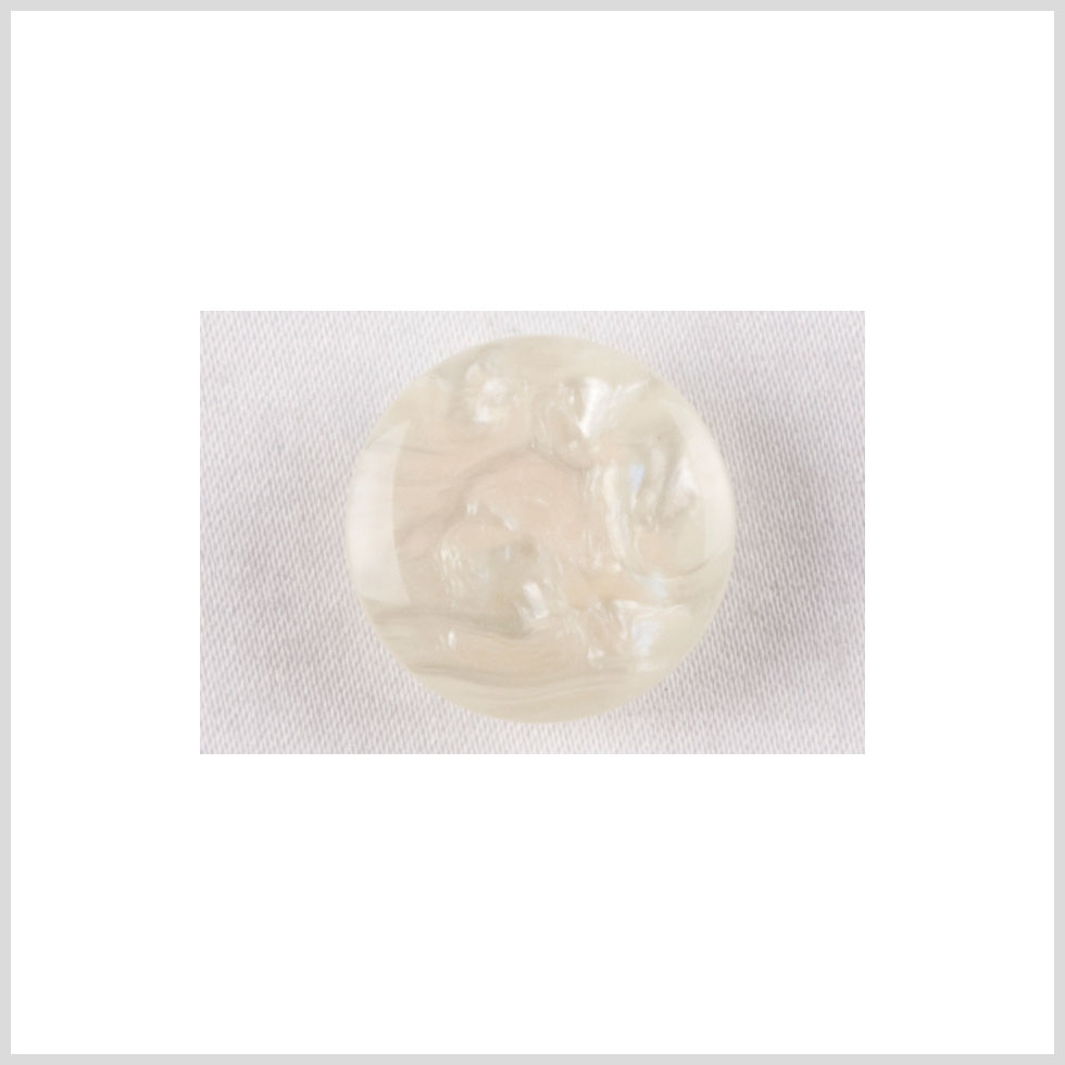 Ivory Plastic Button - 28L/18mm