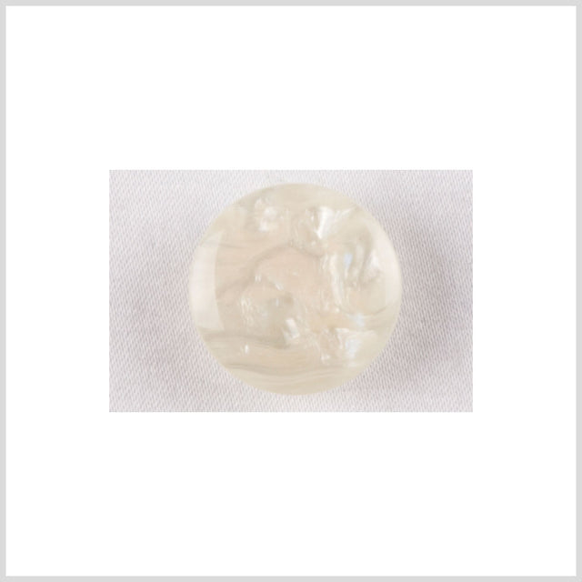 Ivory Plastic Button - 28L/18mm