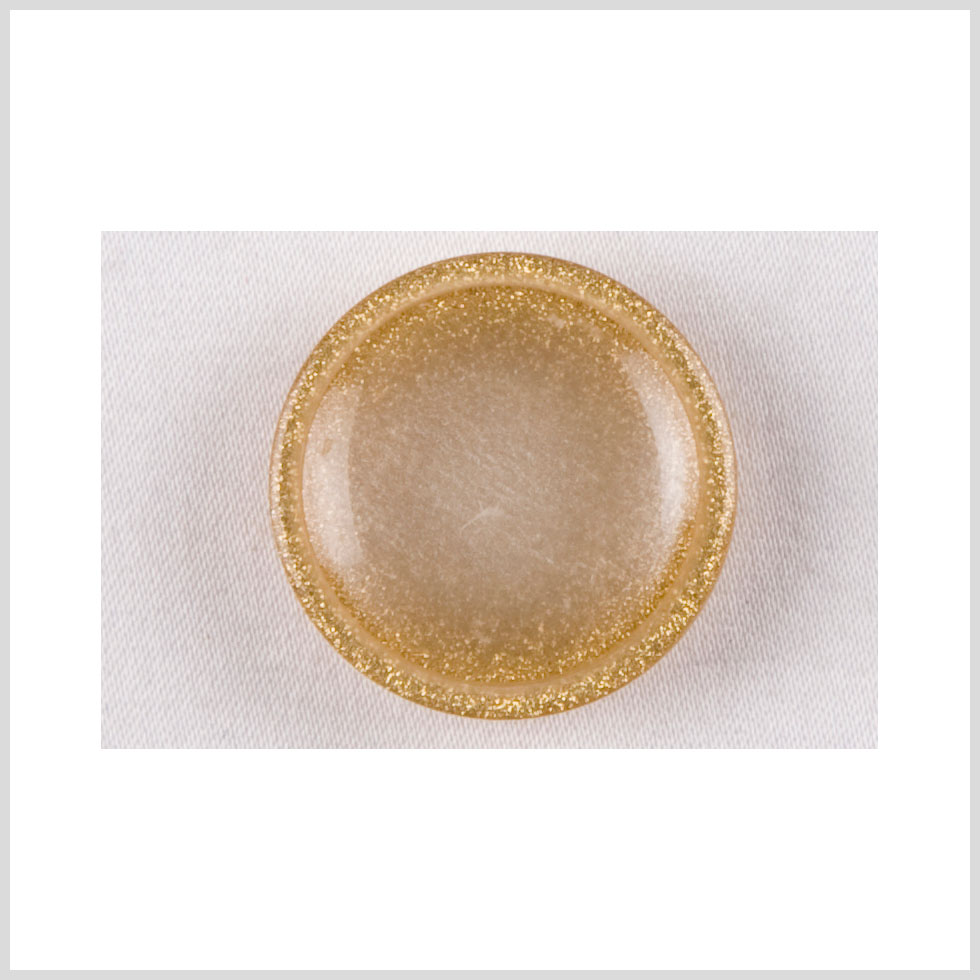 Gold Plastic Button - 32L/20mm